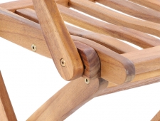 Dřevěná skládací stolová sestava WEEKEND 6